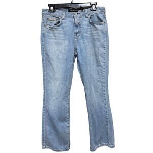 Calvin Klein Bootcut Jeans Womens Size 8 Light Wash Blue Denim Y2K Preppy Casual